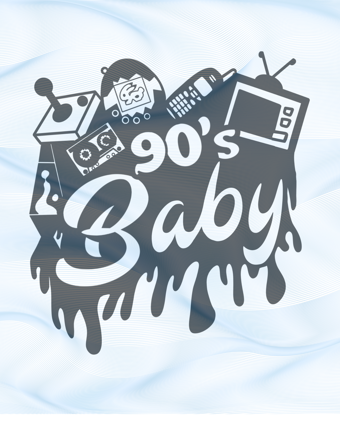 90s Baby Bundle SVG PNG DXF EPS AI | Retro Nostalgia Digital Files | Y2K Designs