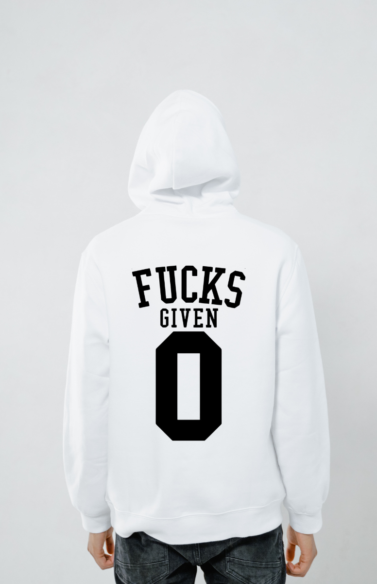 Zero F#ck$ Given Hoodie - Bold, Comfortable, and Unapologetic Streetwear