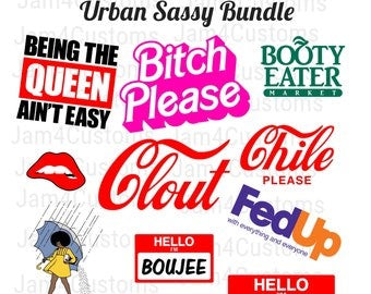 Elevate your projects with our Sassy Urban Typography Bundle! Packed with fierce phrases that celebrate confidence and sass, this collection is ideal for everything from apparel to home decor. Get ready to unleash your creativity!